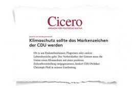Cicero_ Klimaschutz sollte das Markenzeichen der CDU werden